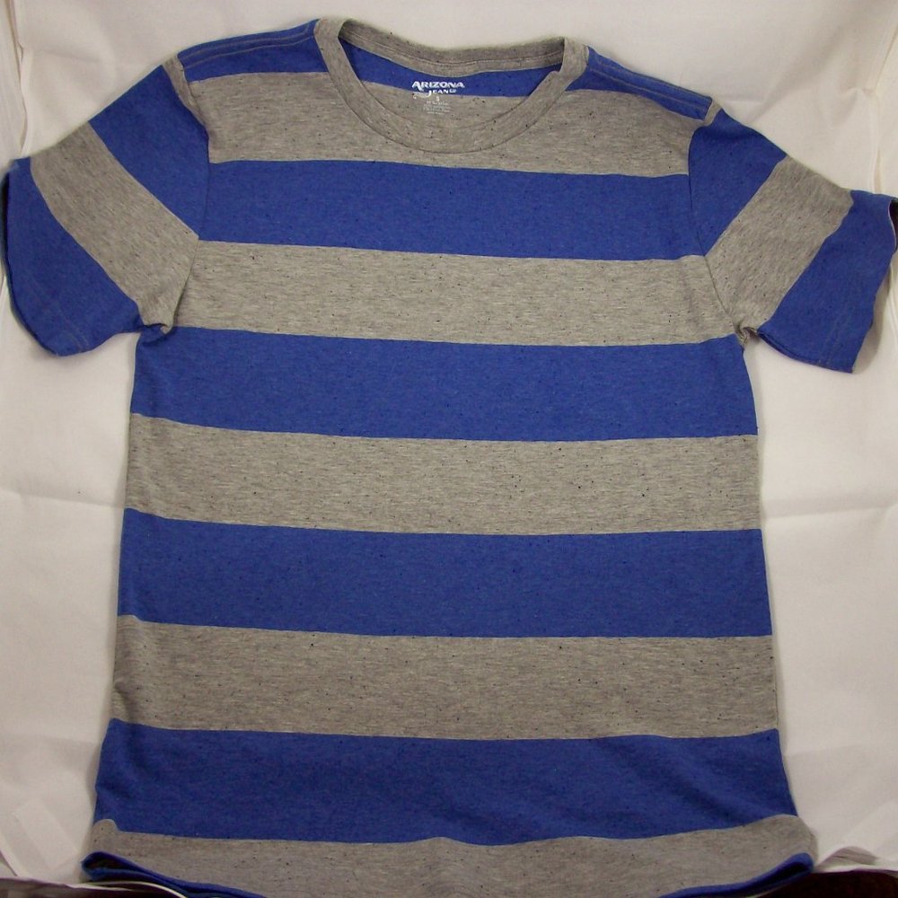 Arizona Jean Co. Grey Heather/Blue T-Shirt